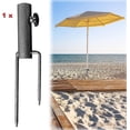 thumbnail image 2 of Parasol Ground Stake Peg Umbrella Beach Umbrella Sand Anchor Parasol Stake Iron Umbrella Stand Parasol Accessories Fixing, 2 of 5