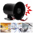 thumbnail image 3 of Emergency Horn, Angle Adjustable Durable ABS Outdoor Alarm Safe Reliable Convenient Practical  For Residential Areas, 3 of 8