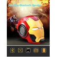 thumbnail image 5 of Iron Man Haut-Parleur Bluetooth Sans Fil Haut-Parleur Basse Portable d'Extérieur Compatible avec Radio FM, 5 of 5