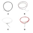 thumbnail image 4 of serony Necklace Choker Rope Polyester Bracelet Beading Cord DIY Pendant Extender String Chain Jewelry Findings Accessory White, 4 of 9