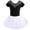 Black, variant on Pitauce Girls Leotard with Removable Tutu Skirt for Ballet Dance Gymnastics Short Sleeve Classic Bodysuit Basic Team Costumes