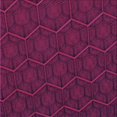 thumbnail image 1 of Ahgly Company Tapis d'Intérieur Lavable en Machine Carré Transitionnel Magenta Foncé Violet, 7 Pieds Carré, 1 of 7