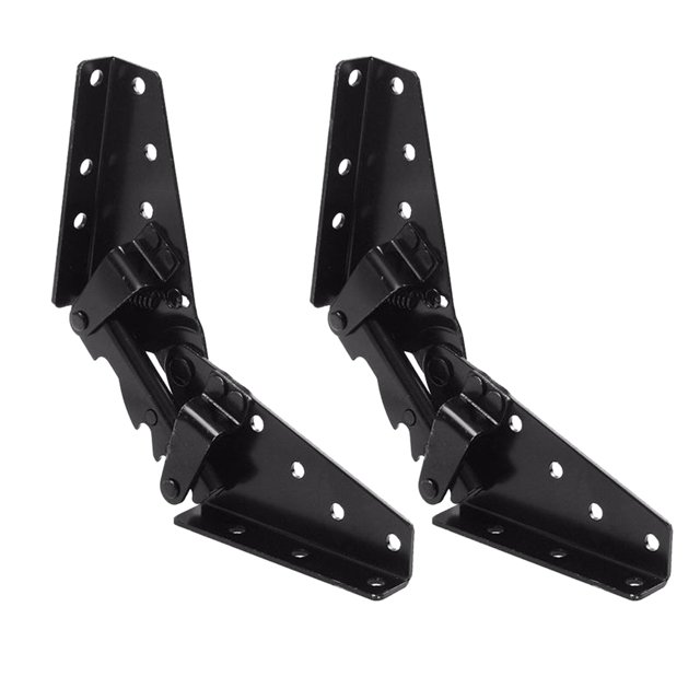 2 Pieces Adjustable Angle Hinges for Furniture Lounge Couch Black