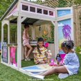thumbnail image 4 of Barbie™ Seaside Wooden Outdoor Playhouse, 4 of 7