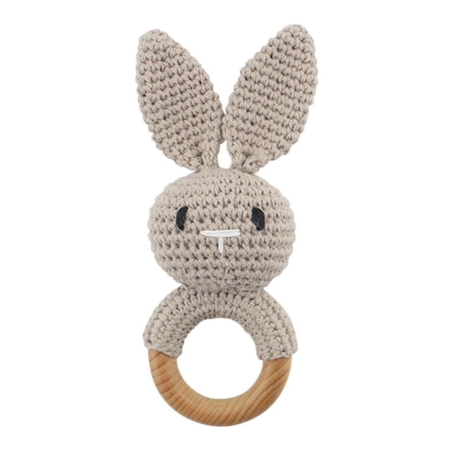 XZNGL Baby Teethers Handmade Rattle Grip Toys Baby Teethers For 3 Months Above Babys Sore Gums Teethers Nursery Gift Pain Relief Suitable For Baby Boy