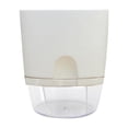 thumbnail image 1 of 2 Layer Plastic Plant Pots Self Watering Flower Planters Flower Pots for Indoor Outdoor with Cotton Rope, 1 of 6