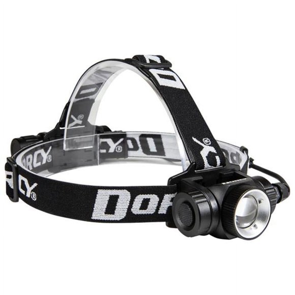 Dorcy 41-2121 1,000 lumen Pro Water-Resistant Aluminum LED Rechargeable Headlamp