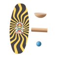 thumbnail image 4 of amagogo Balance Board Core Training Adult Kids Surfing Balancing Board Roller Plate Home Style H, 4 of 9