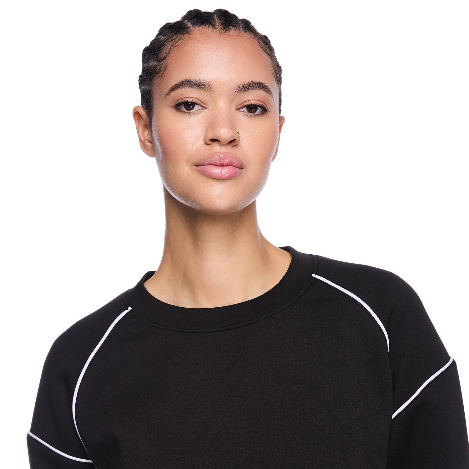 Athletic Works Women's Crew-Neck Soft Knit Pullover