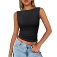 thumbnail image 2 of Fashion Ladies Going Out Casual Vest Spring Summer Basic Cute 2025 Sleeveless Fashion Vest, 2 of 5