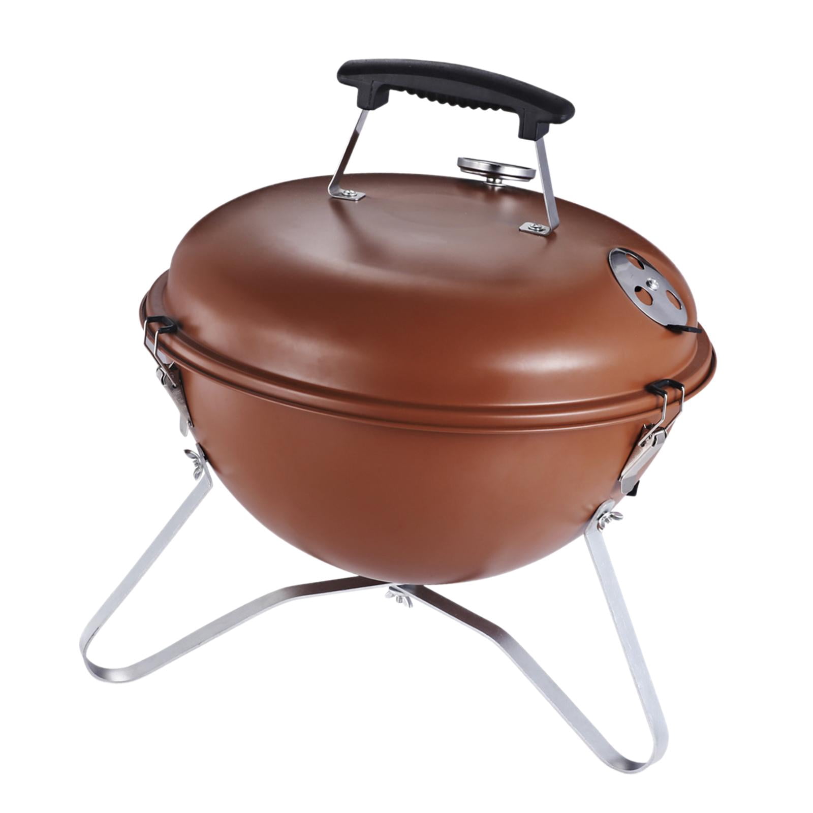 jinwen BBQ Grill Multifunctional Round Kettle Adjustable Vent Stable Barbecue Grill