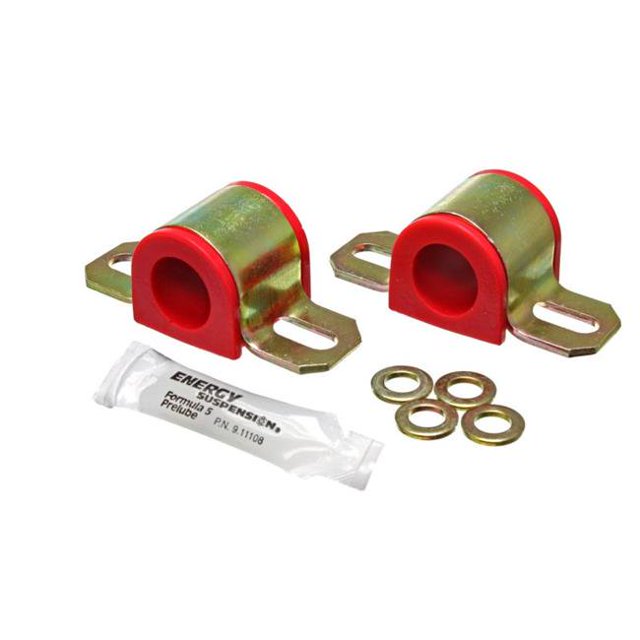 Energy Suspension 9.5128R Bagues Universelles Non Gravables 24 mm - Rouge