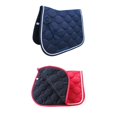 thumbnail image 1 of Lot de 2 Protections de Selle Cheval Bareback Équestre Rouge, 1 of 8