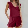 thumbnail image 1 of EQWLJWE Summer Saving!2024 One Piece Swimsuit Women Built In Bra Shorts Bathing Suits Full Coverage Ruffle Romper Swimsuits with Pockets, 1 of 6