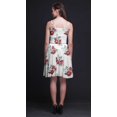 thumbnail image 4 of Bimba Robe Soleil Mini à Taille Smockée pour Femmes à Imprimé Floral, Tenue de Fête d'Été pour les Vacances - Moyen, 4 of 5