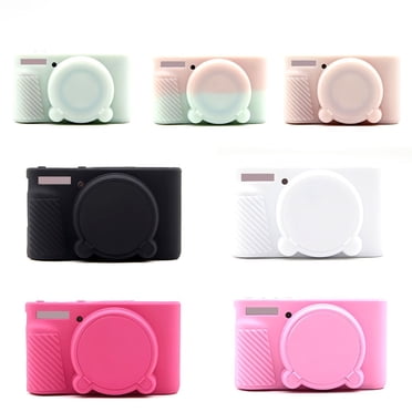 Étui d'Appareil Photo en Silicone Élégant pour Canon pour Powershot Sx740Sx730, Étui de Protection Corporelle Rose Gelée pour Appareil Photo Numérique, Poudre Gelée Mingyqi