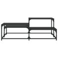 thumbnail image 3 of vidaXL Coffee Table Black 107x107x40 cm Engineered Wood, 3 of 5