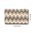thumbnail image 4 of JilgTeok 2 Packs Non Slip Absorbent Bathroom Rug Mat Soft Polyester Carpet for Bedroom Entrance Floor Machine Washable 23.6x15.7in, 4 of 7