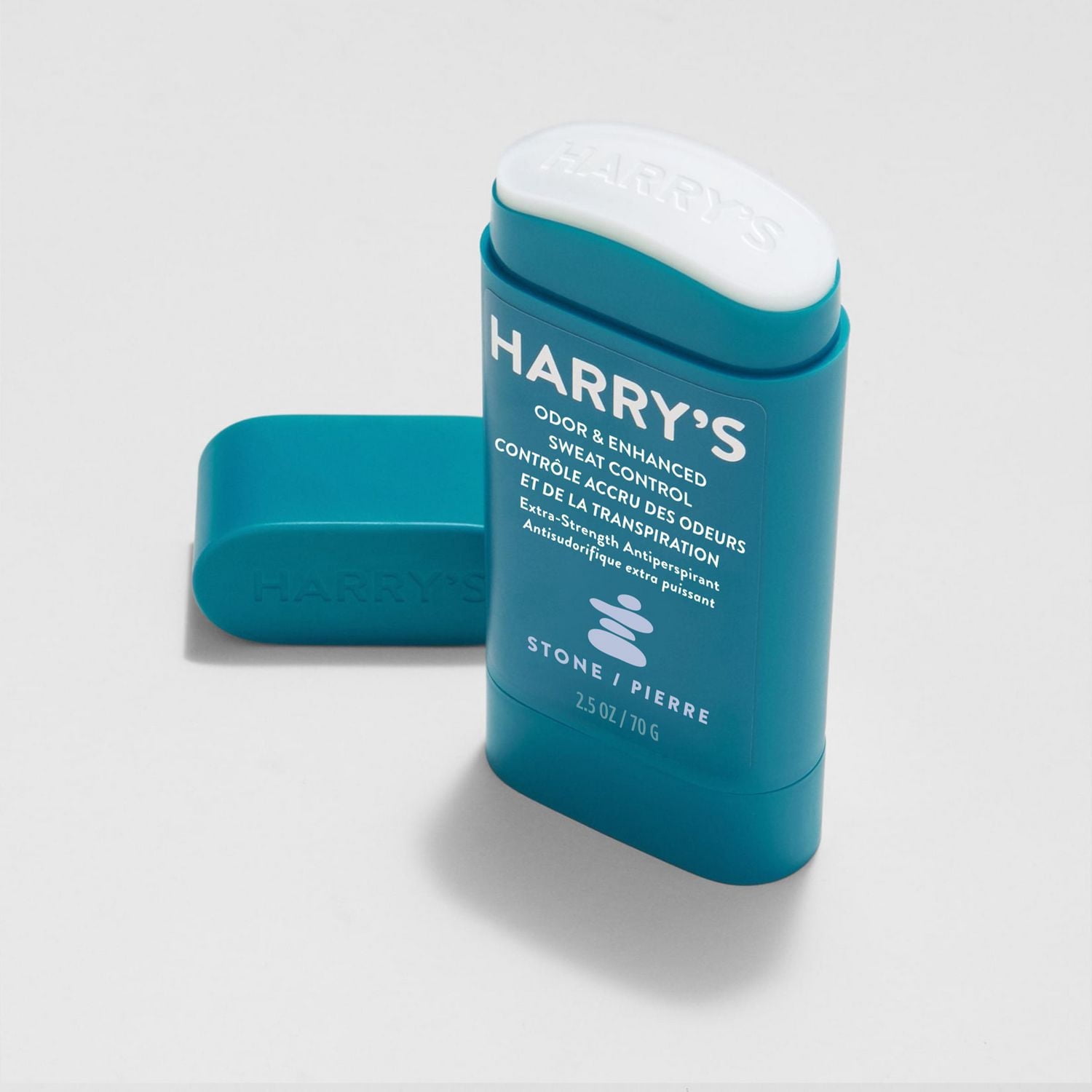 Antisudorifique pour hommes en bâton extra puissant avec protection accrue contre les odeurs et la sueur Harry’s, parfum Pierre – 70 g