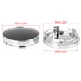 thumbnail image 2 of Unique Bargains 4 Pcs Ton Argent 60mm Dia 5 Clips Enjoliveurs de Moyeu Central de Roue de Voiture, 2 of 7