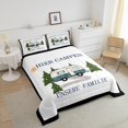 thumbnail image 4 of Erosebridal Happy Camping Bedding Sets Twin with Comforter, RV Car Duvet Insert, Rustic Farmhouse Decor, Reversible 2-Piece, 4 of 7