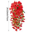 thumbnail image 3 of JilgTeok 3 Packs Simulated Roses Artificial Flower Plastic Wrapping Plants Fake Flowers Vines for Home Garden Porch Yard Living Room Ceiling Spring Decoration Clearance, 3 of 8