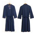 thumbnail image 4 of Women Water Absorption Bath Robe Solid Waffle Bathrobe; Water Waffle Bathrobe Spa Home Dress Nightgown, 4 of 8