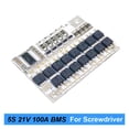 thumbnail image 3 of 3S 4S 5S BMS 12V 16.8V 21V 100A BMS Lithium Battery Protection Board With Balance Module For 10.8V 14.4V 18V Screwdriver Battery ,Long Lasting, 3 of 7