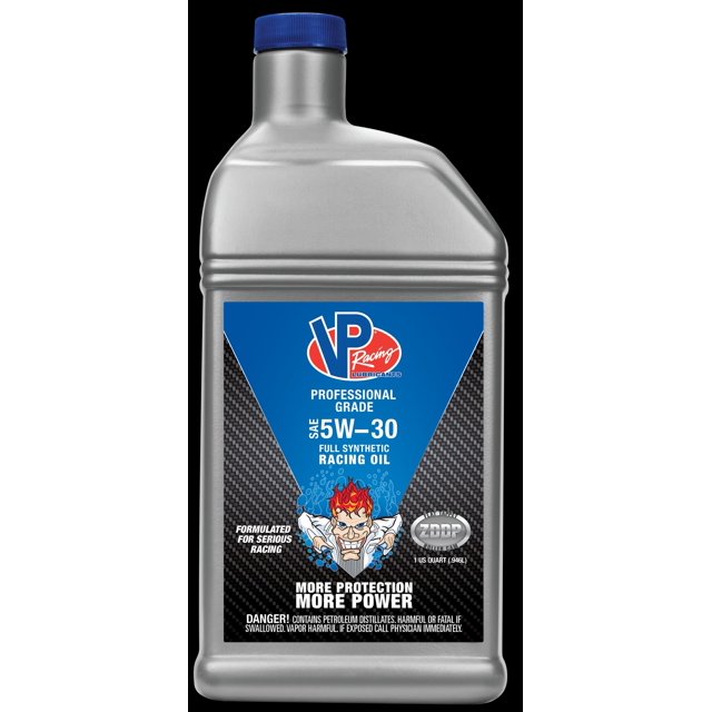 VP Racing Oil 2725 Professional Grade; SAE 5W-30; Synthetic; 1 Quart Bottle; Single