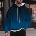 thumbnail image 2 of Rbaofujie Chandails de Gym Hommes Hommes Décontracté Mode Chandails à Capuche Col Rond Imprimé Chandail à Enfiler Manches Longues Hauts Chandail Garçons Chandails, 2 of 6