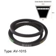 thumbnail image 2 of Unique Bargains 1015mm Inner Girth 10mm Width Cogged V Belts Rubber Drive Belt for Power Transmission, 2 of 6