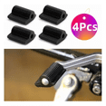 thumbnail image 3 of 4-Pack Black Motorcycle Gear Shift Shoe Guards - Premium Rubber Anti-Slip Shifter Pads with Double-Sided Texture, Soft Elastic Design for Shoe Protection, Universal Fit for Shift Levers Under 9mm, 3 of 7