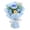 Blue, variant on GUOOL Crochet Flower Bouquet Knitted Flowers for Festival Girl Friend Mother's Day Blue