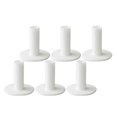 thumbnail image 3 of 6pcs Rubber Golf Tee Holder Tees for Indoor Practice & Driving Range Mats - White, 60mm, 3 of 7