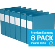 Davis Group, Premium Economy, classeur à anneaux en D, 6 paquets, 3"