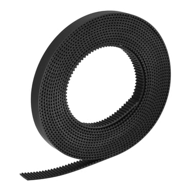 Unique Bargains Black Timing Belt 3 Meter Circumference 6mm Width Opening Fit Synchronous Pulley Wheel for 3D Printer