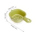 thumbnail image 2 of Double Layer Fruit and Vegetable Washing Bowl with Detachable Handle for Efficient Kitchen Draining, 2 of 6
