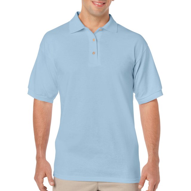 Gildan Mens DryBlend Jersey Sport Shirt , L, Light Blue