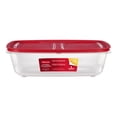thumbnail image 1 of Rubbermaid 41.5-Cup EasyStore Rectangle Food Storage Container with Lid, 1 of 8