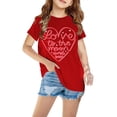 thumbnail image 1 of Mefallenssiah T-Shirts pour Enfants Manches Courtes T-Shirt Graphique Col Rond Crop top pour Filles et Garçons de 3 à 14 Ans, 1 of 1