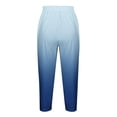 thumbnail image 4 of Yuyuzo Womens Plus Size Capris High Waisted Straight Leg Solid Color Bottom Capri Pants for Women 3/4 Slacks, 4 of 5
