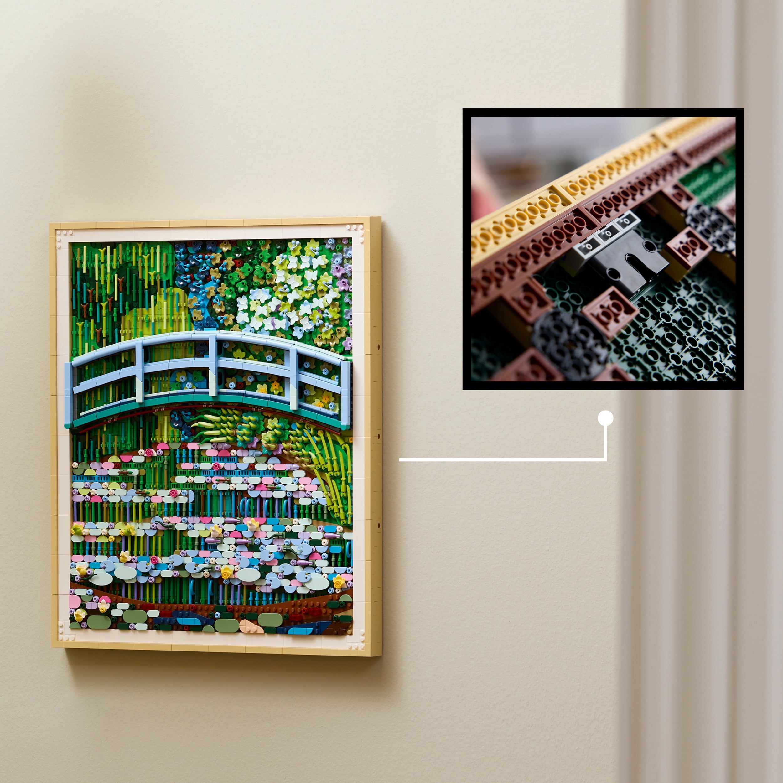 LEGO Art Claude Monet – Le Bassin aux Nymphéas, Harmonie Verte 31220
