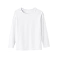 thumbnail image 4 of WRKEKC Chemises à Manches Longues pour Garçons Couche de Base Modal 3 Pack Couleur Unie Col Rond Haut pour Filles pour Printemps Automne, 4 of 8