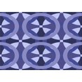 thumbnail image 1 of Ahgly Company Machine Washable Indoor Rectangle Transitional Purple Mimosa Purple Area Rugs, 2' x 4', 1 of 7