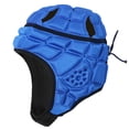 thumbnail image 1 of Graflsoa Casque de Gardien de Soccer pour Jeunes Résistant aux Impacts avec Sangles Ajustables, Conception Respirante, Bleu, Taille P, 1 of 6