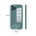thumbnail image 2 of ziyahi Glass Back Phone Covers with Solid Color Full Rugged Bumper Anti-Slip Design for Iphone 7P/8P/7/8/XS Max/XR/X/XS, 2 of 3