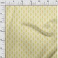 thumbnail image 2 of oneOone Cotton Poplin Fabric Circle|Leaves & Paisley Block Print Fabric BTY 42 Inch Wide, 2 of 4