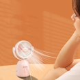 thumbnail image 2 of Mini Fan 500Mah Rechargeable Personal Fan Summer Creative Usb Charging Portable Silent Keychain Mini Fan Handheld For Travel Walking Hiking, 2 of 5