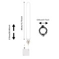 thumbnail image 2 of Hearth & Gear Parrot Leash Bird Leash Scalable Flight Training Rope For Budgies Psittacula Longicauda Mini With Rings (White Blak Foot Ring No. 6 No. 4 No. 5 No. 7) Dog Camping Accessories Protective, 2 of 3