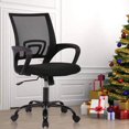 thumbnail image 1 of Dkelincs Mesh Office Chair Computer Desk Chair with 360° Casters & Armrest, Black, 1 of 7